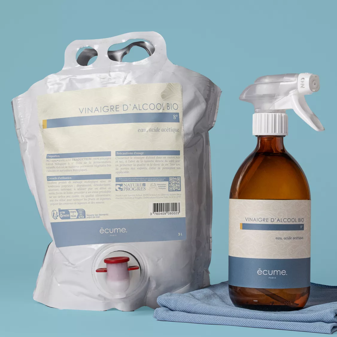 Kit nettoyage pour vitres